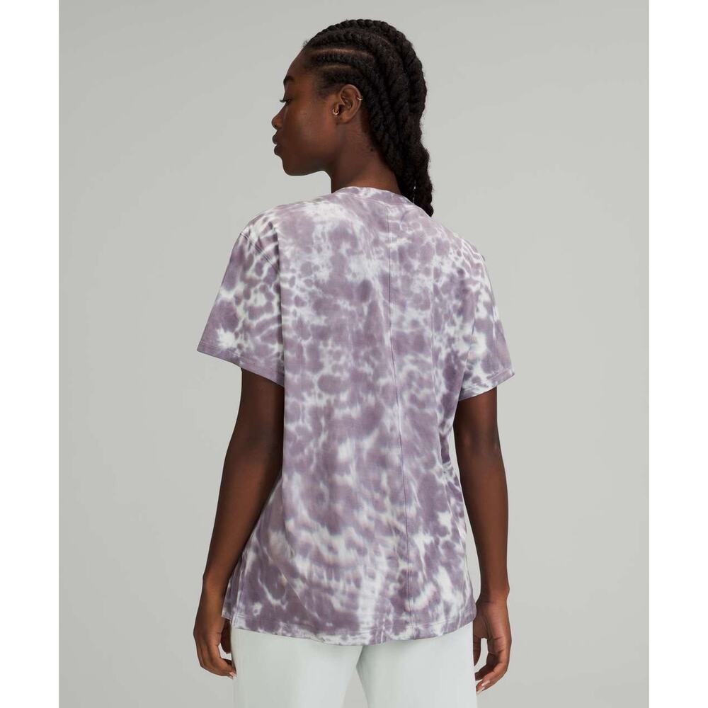 Lululemon All Yours Tie Dye Short Sleeve Pima Cotton T-Shirt Active Workout - Picture 2 of 8